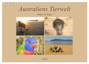 Australiens Tierwelt – Auge in Auge (Tischkalender 2024 DIN A5 quer), CALVENDO Monatskalender von Wasilewski,  Martin