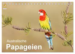 Australische Papageien (Tischkalender 2024 DIN A5 quer), CALVENDO Monatskalender von birdimagency,  BIA