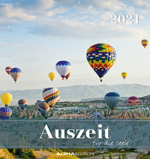 Auszeit für die Seele 2021 – Postkartenkalender 16×17 cm – Zen – zum aufstellen oder aufhängen – Geschenk-Idee – Gadget – Alpha Edition