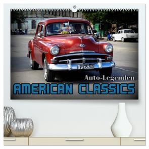 Auto-Legenden: American Classics (hochwertiger Premium Wandkalender 2024 DIN A2 quer), Kunstdruck in Hochglanz von von Loewis of Menar,  Henning