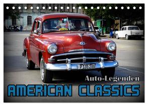 Auto-Legenden: American Classics (Tischkalender 2024 DIN A5 quer), CALVENDO Monatskalender von von Loewis of Menar,  Henning
