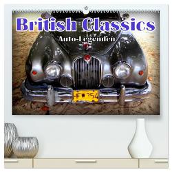 Auto-Legenden: British Classics (hochwertiger Premium Wandkalender 2024 DIN A2 quer), Kunstdruck in Hochglanz von von Loewis of Menar,  Henning