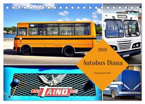 Autobus Diana – Kubas ganzer Stolz (Tischkalender 2024 DIN A5 quer), CALVENDO Monatskalender von von Loewis of Menar,  Henning