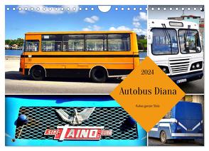 Autobus Diana – Kubas ganzer Stolz (Wandkalender 2024 DIN A4 quer), CALVENDO Monatskalender von von Loewis of Menar,  Henning