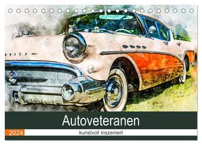 Autoveteranen – kunstvoll inszeniert (Tischkalender 2024 DIN A5 quer), CALVENDO Monatskalender von und André Teßen,  Sonja