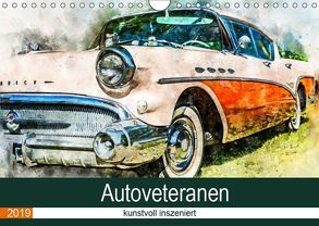 Autoveteranen – kunstvoll inszeniert (Wandkalender 2019 DIN A4 quer) von und André Teßen,  Sonja