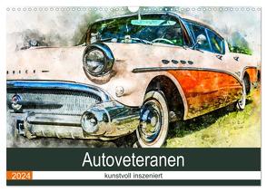 Autoveteranen – kunstvoll inszeniert (Wandkalender 2024 DIN A3 quer), CALVENDO Monatskalender von und André Teßen,  Sonja