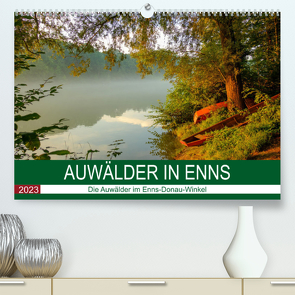 Auwälder bei EnnsAT-Version (Premium, hochwertiger DIN A2 Wandkalender 2023, Kunstdruck in Hochglanz) von Simlinger,  Wolfgang