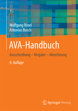 AVA-Handbuch von Busch,  Antonius, Rösel,  Wolfgang