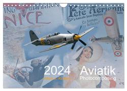 Aviatik Photocomposing 2024 (Wandkalender 2024 DIN A4 quer), CALVENDO Monatskalender von J. Koller,  Alois