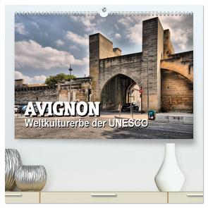 Avignon – Weltkulturerbe der UNESCO (hochwertiger Premium Wandkalender 2024 DIN A2 quer), Kunstdruck in Hochglanz von Bartruff,  Thomas