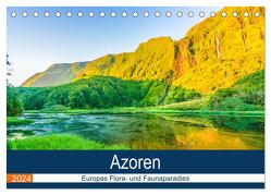 Azoren: Europas Flora- und Faunaparadies (Tischkalender 2024 DIN A5 quer), CALVENDO Monatskalender von Krauss,  Benjamin