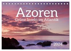 Azoren – Grüne Inseln im Atlantik 2024 (Tischkalender 2024 DIN A5 quer), CALVENDO Monatskalender von Dauerer,  Jörg