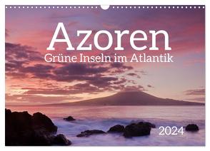 Azoren – Grüne Inseln im Atlantik 2024 (Wandkalender 2024 DIN A3 quer), CALVENDO Monatskalender von Dauerer,  Jörg