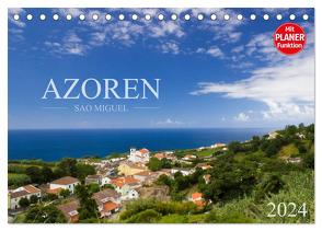 Azoren – São Miguel (Tischkalender 2024 DIN A5 quer), CALVENDO Monatskalender von Schlüter,  Susanne