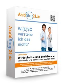 AzubiShop24.de Lernkarten Prüfung Wirtschafts- und Sozialkunde (technische und technisch-verwandte Berufe) von Rung-Kraus,  Michaela