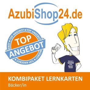 AzubiShop24.de Kombi-Paket Lernkarten Bäcker/-in von Christiansen,  Jennifer, Kremling,  Britta, Stegelmeyer,  Nicole