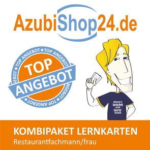 AzubiShop24.de Kombi-Paket Lernkarten Restaurantfachmann/-frau von Klug,  Michael, Rung-Kraus,  Michaela
