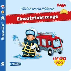 Baby Pixi (unkaputtbar) 95: VE 5 HABA Erste Wörter: Einsatzfahrzeuge (5 Exemplare) von Kraushaar,  Sabine