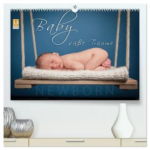 Baby – süße Träume (hochwertiger Premium Wandkalender 2024 DIN A2 quer), Kunstdruck in Hochglanz von Schöb,  Monika