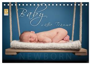 Baby – süße Träume (Tischkalender 2024 DIN A5 quer), CALVENDO Monatskalender von Schöb,  Monika
