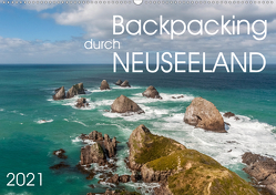 Backpacking durch Neuseeland (Wandkalender 2021 DIN A2 quer) von Gschmeißner,  Steven, van der Wiel,  Irma