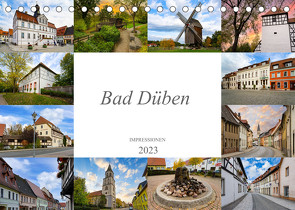 Bad Düben Impressionen (Tischkalender 2023 DIN A5 quer) von Meutzner,  Dirk