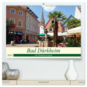 Bad Dürkheim Ein Stadtspaziergang (hochwertiger Premium Wandkalender 2024 DIN A2 quer), Kunstdruck in Hochglanz von Andersen,  Ilona