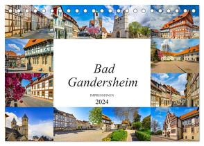 Bad Gandersheim Impressionen (Tischkalender 2024 DIN A5 quer), CALVENDO Monatskalender von Meutzner,  Dirk