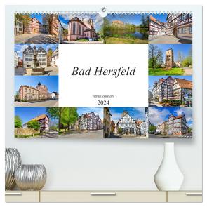 Bad Hersfeld Impressionen (hochwertiger Premium Wandkalender 2024 DIN A2 quer), Kunstdruck in Hochglanz von Meutzner,  Dirk