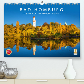 Bad Homburg – Die Perle im Hochtaunus (Premium, hochwertiger DIN A2 Wandkalender 2022, Kunstdruck in Hochglanz) von Mueringer,  Christian
