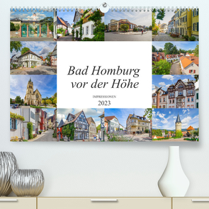 Bad Homburg vor der Höhe Impressionen (Premium, hochwertiger DIN A2 Wandkalender 2023, Kunstdruck in Hochglanz) von Meutzner,  Dirk