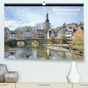 Bad Kreuznach – Kurstadt im Panorama (Premium, hochwertiger DIN A2 Wandkalender 2021, Kunstdruck in Hochglanz) von Sauer (www.raimondophoto.net),  Raimund