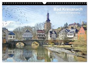 Bad Kreuznach – Kurstadt im Panorama (Wandkalender 2024 DIN A3 quer), CALVENDO Monatskalender von Sauer (www.raimondophoto.net),  Raimund
