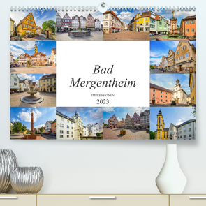 Bad Mergentheim Impressionen (Premium, hochwertiger DIN A2 Wandkalender 2023, Kunstdruck in Hochglanz) von Meutzner,  Dirk