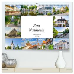 Bad Nauheim Impressionen (hochwertiger Premium Wandkalender 2024 DIN A2 quer), Kunstdruck in Hochglanz von Meutzner,  Dirk