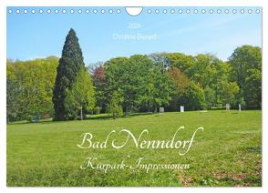 Bad Nenndorf, Kurpark-Impressionen (Wandkalender 2024 DIN A4 quer), CALVENDO Monatskalender von Bienert,  Christine