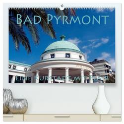 Bad Pyrmont – eine Kurstadt mit Flair (hochwertiger Premium Wandkalender 2024 DIN A2 quer), Kunstdruck in Hochglanz von happyroger,  happyroger
