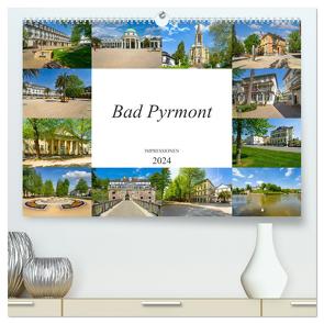 Bad Pyrmont Impressionen (hochwertiger Premium Wandkalender 2024 DIN A2 quer), Kunstdruck in Hochglanz von Meutzner,  Dirk
