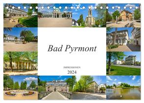 Bad Pyrmont Impressionen (Tischkalender 2024 DIN A5 quer), CALVENDO Monatskalender von Meutzner,  Dirk
