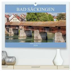 Bad Säckingen – Städtle am Hochrhein (hochwertiger Premium Wandkalender 2024 DIN A2 quer), Kunstdruck in Hochglanz von Brunner-Klaus,  Liselotte