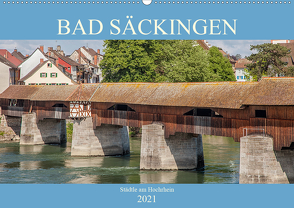 Bad Säckingen – Städtle am Hochrhein (Wandkalender 2021 DIN A2 quer) von Brunner-Klaus,  Liselotte