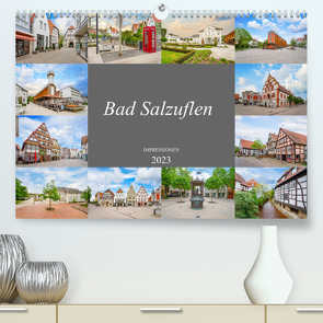 Bad Salzuflen Impressionen (Premium, hochwertiger DIN A2 Wandkalender 2023, Kunstdruck in Hochglanz) von Meutzner,  Dirk