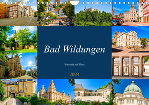 Bad Wildungen, Kurstadt mit Herz (Wandkalender 2024 DIN A4 quer), CALVENDO Monatskalender von W. Lambrecht,  Markus