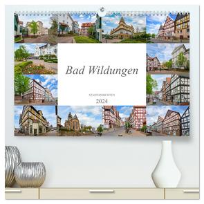 Bad Wildungen Stadtansichten (hochwertiger Premium Wandkalender 2024 DIN A2 quer), Kunstdruck in Hochglanz von Meutzner,  Dirk