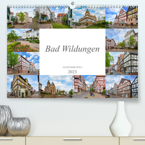 Bad Wildungen Stadtansichten (Premium, hochwertiger DIN A2 Wandkalender 2023, Kunstdruck in Hochglanz) von Meutzner,  Dirk