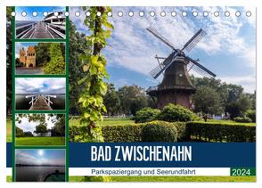 Bad Zwischenahn, Parkspaziergang und Seerundfahrt (Tischkalender 2024 DIN A5 quer), CALVENDO Monatskalender von Dreegmeyer,  Andrea