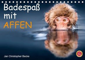 Badespaß mit Affen (Tischkalender 2019 DIN A5 quer) von Christopher Becke,  Jan