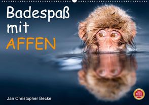 Badespaß mit Affen (Wandkalender 2020 DIN A2 quer) von Christopher Becke,  Jan