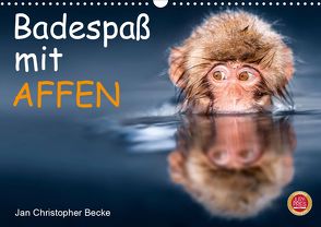 Badespaß mit Affen (Wandkalender 2020 DIN A3 quer) von Christopher Becke,  Jan